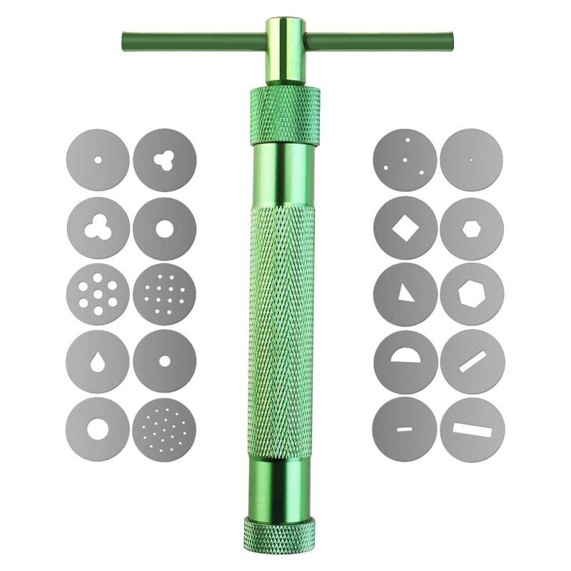 

Глиняные экструдеры, глина, сахарная паста, экструдер, скульптура, пулемет, скульптура для помадного торта, инструменты из полимерной глины, инструменты для украшения торта