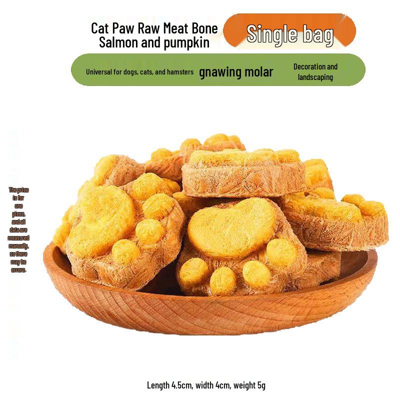 Pet Snack Patties: Freeze-Dried Raw Bone & Meat for Cats, Dogs, Hamsters - Goat Milk, Egg Yolk, Cheese, Calcium for Training & Teething.