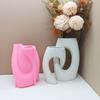 Speziell geformte Vase Harz Formen Sukkulente Blumentopf Silikon Form Beton Zement Gips Form DIYs Handwerk Dekore