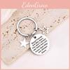 Good Friends Are Like Stars Stainless Steel Keychain With Rainbow Star Design
