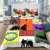 Rock U2 Band Bedding Set Quilt Cover Pillowcase Comforter king Queen Size Boys Adult Duvet Cover Bed Set