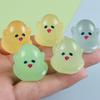 12PCS Resin Ghost Figurines Glow Mini Cute Miniature Ghost Statue Creative Micro Landscape Accessories Festival Supplies