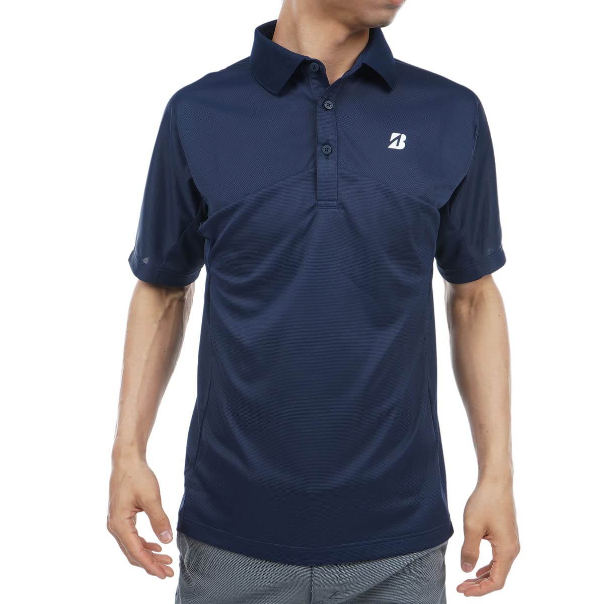 

Bridgestone Golf Men s Blue Golf Shirt, Size M