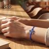 Braided Rope Wristband 2 Pcs Breast Cancer Awareness Bracelets, Adjustable String Jewelry Bracelets with Ribbon Charm, Inspirational Gifts for
