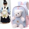 Preschool Kids Backpack With Soft Plush And Functional Baggage For School Use