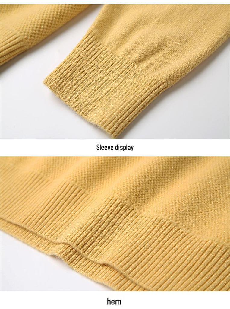 Women's Trendy 2024 Korean-Style Short Hooded Sweatshirt: New Color, Knitted Base Layer for Spring/Autumn