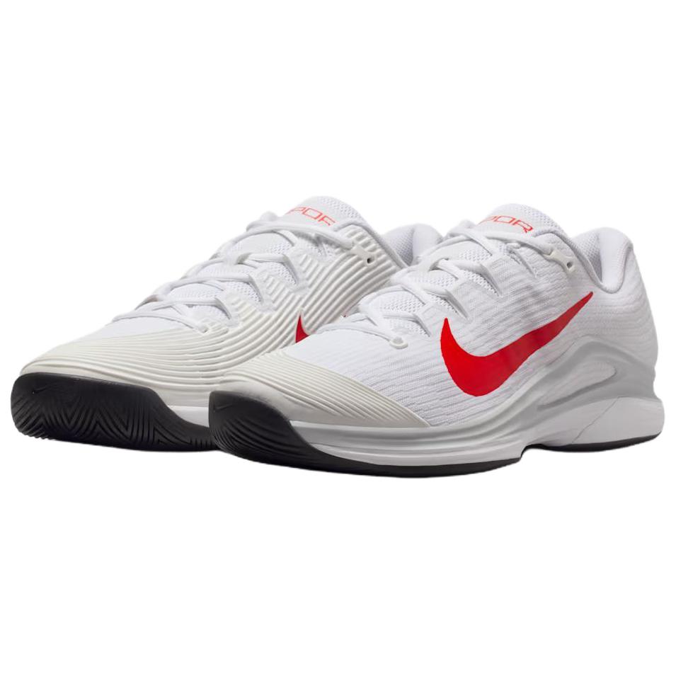 Nike Vapor 12 White Pure Platinum Men Sneakers Light-Crimson FV5552-109