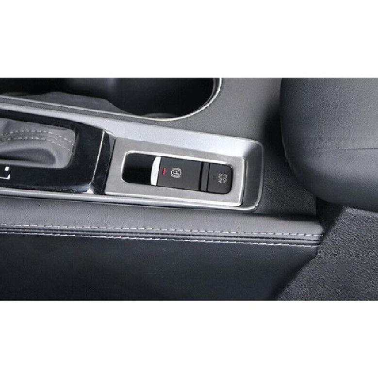 For Nissan Altima/Teana - Silver Steel Electronic Handbrake Cover Trim