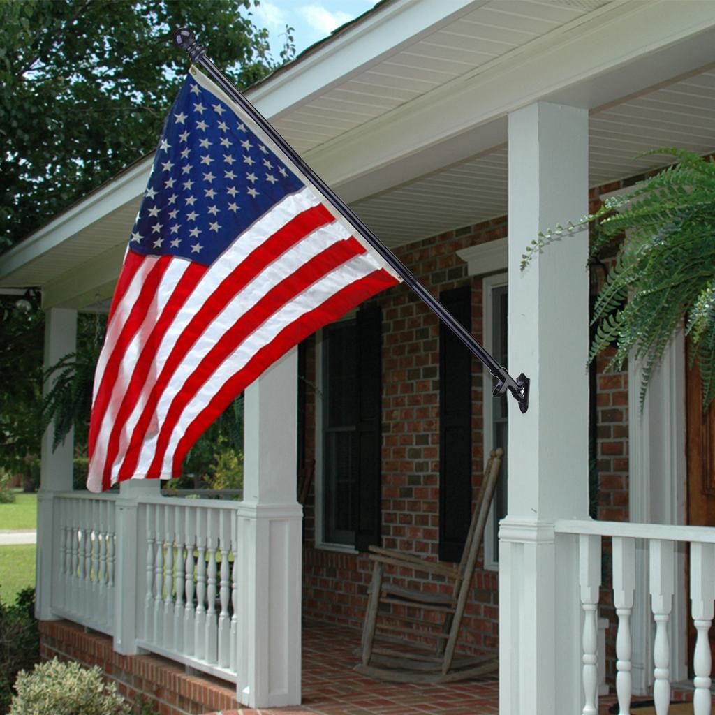 Flag Pole 6Ft Flag Pole Kit For House For Outdoor Garden Truck Use