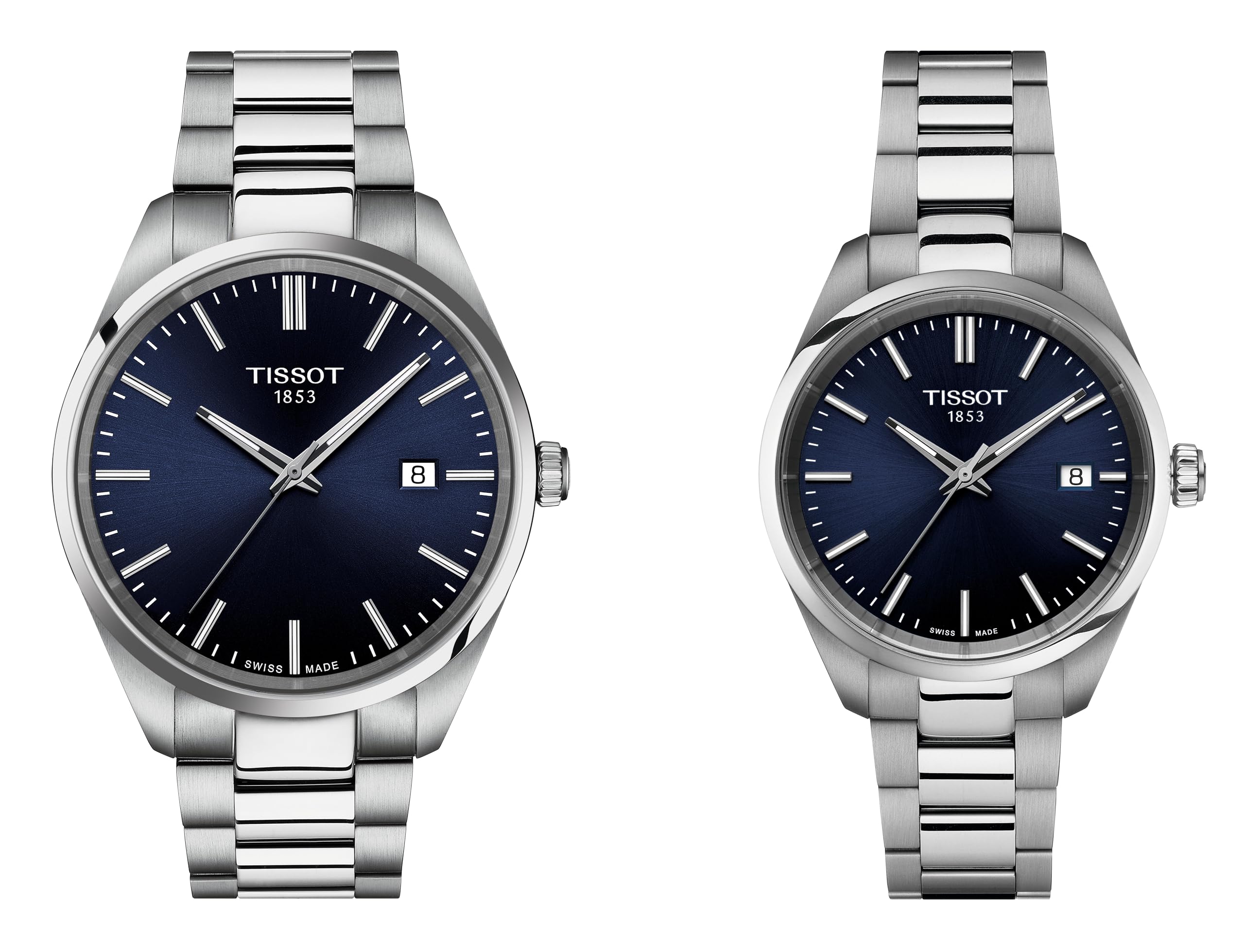 

Tissot PR100 Кварцовий Годинник Пара з Синім Циферблатом (P_T1504101104100_T1502101104100) і Срібло (P_T1504101104100_T1502101104100)