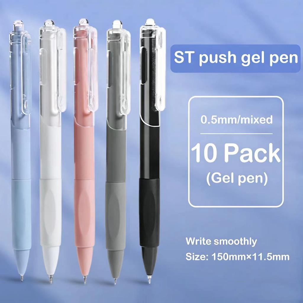 5/10/20 Pcs Gel Pen Ins Smooth Press Quick-drying 0.5mm Black Pen Ballpoint Pens School Supplies Stationery