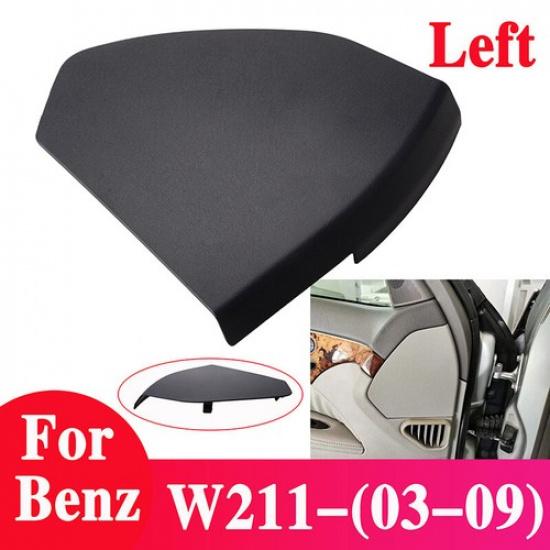 Черный Подходит для Mercedes Benz W211 E-Class 03-09 Передняя Левая Водительская Дверь Верхняя Накладка