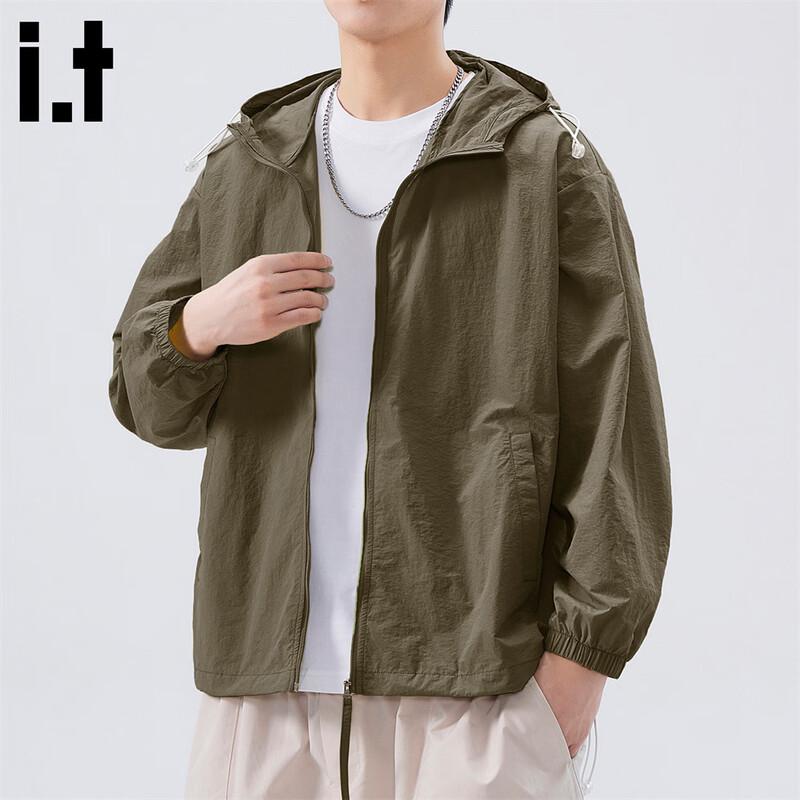 CHOCOOLATEit Men's Lightweight UV Protection Hooded Jacket