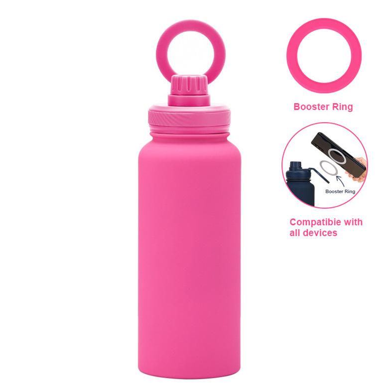 Magnetic Lid Sports Water Bottle