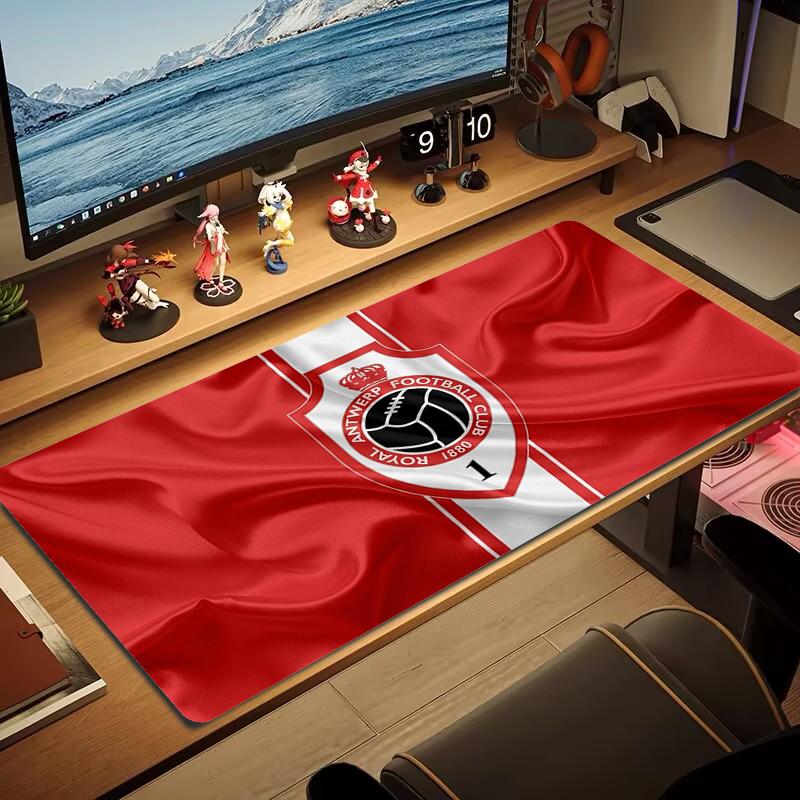 Royal Antwerp Fc Mouse Pad Large Gaming Table Cushion Nonslip Laptop Tablet Big Mousepad Xxl Mat Mini Pc Playmat With Lock Edge