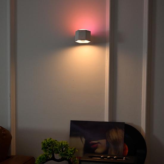 Wall Lamp with Remote Control 360-Degree Rotation Dimmable Indoor LED