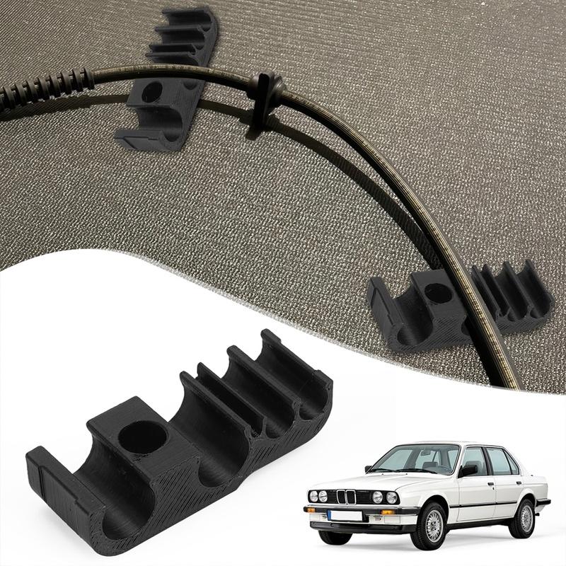 12 PCS Brake Line Holder Fuel Pipe Bracket Plastic Mount For BMW E30 Replace 1612177005