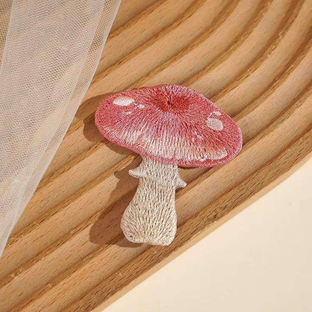 Plant Colored Shoulder Bag Patches 6cm DIY Bag Decoration New Embroidery Patches For Girls