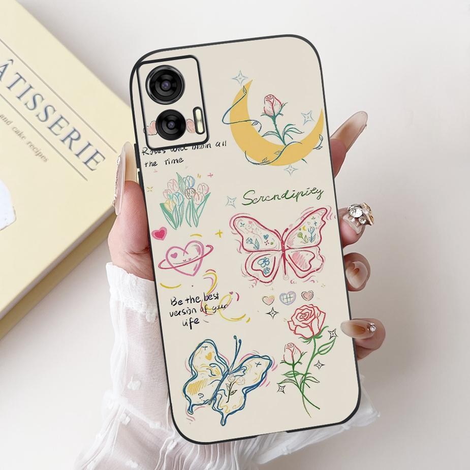 For Motorola Edge 30 LIte Case Cute Panda Cartoon Cover Shockproof Soft TPU Phone Case For Motorola Edge 30 Neo Edge30 Lite Bags