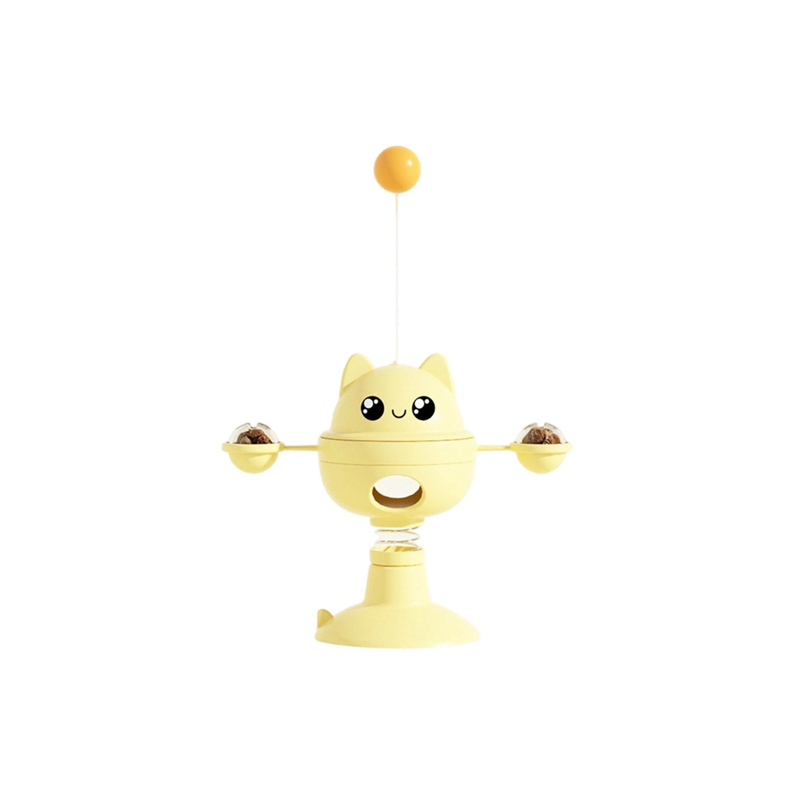 

Pet Toys, Puzzle Toys, Leak Food Toys, Boredom, Suction Cup Springs, Teasing Tools, Teasing Toys One Size жёлтый