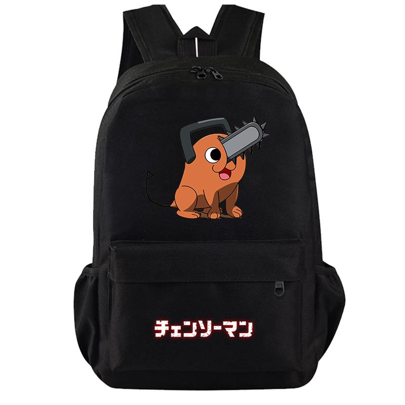 Anime Chainsaw Man Rucksack für Jungen Mädchen Hildren Zurück zur Schule Schultasche Student Kawaii Rucksack Luffy Nami Lysop Leichte Taschen