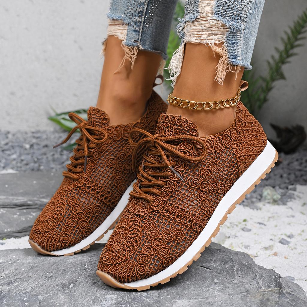 Fashion Women's shoes, soft soles, not tired feet,summer sneakers platform shoes, flying weaving, breathable women's sneakers shoes