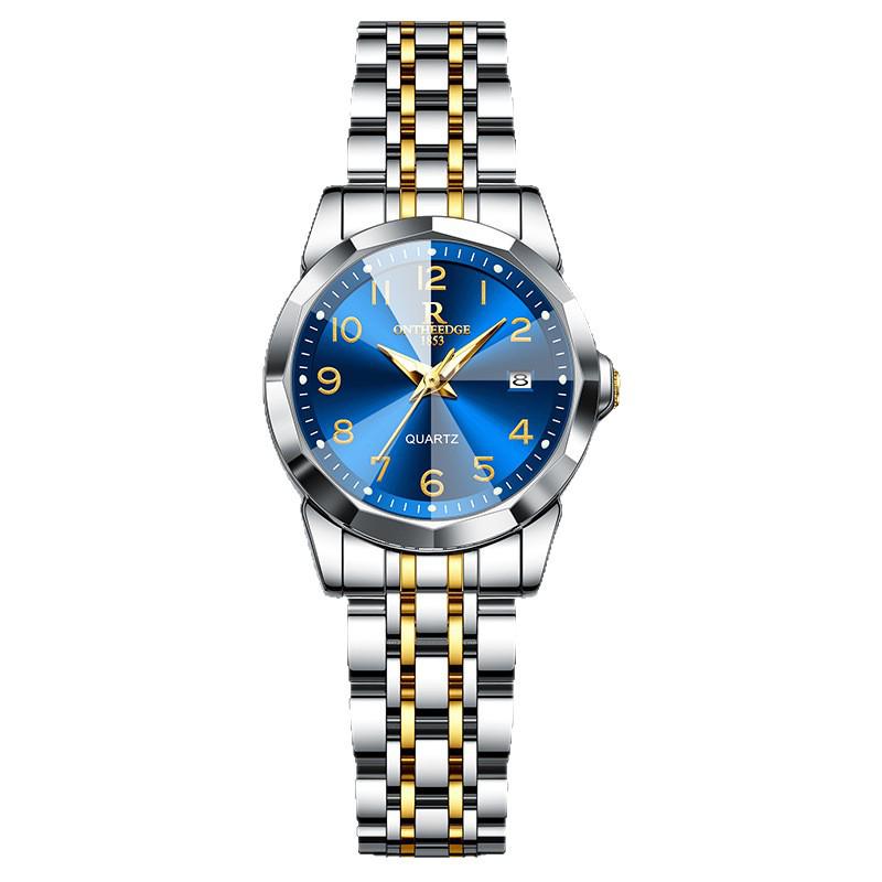 Elegant Women's Waterproof Quartz Watch with Digital Dial