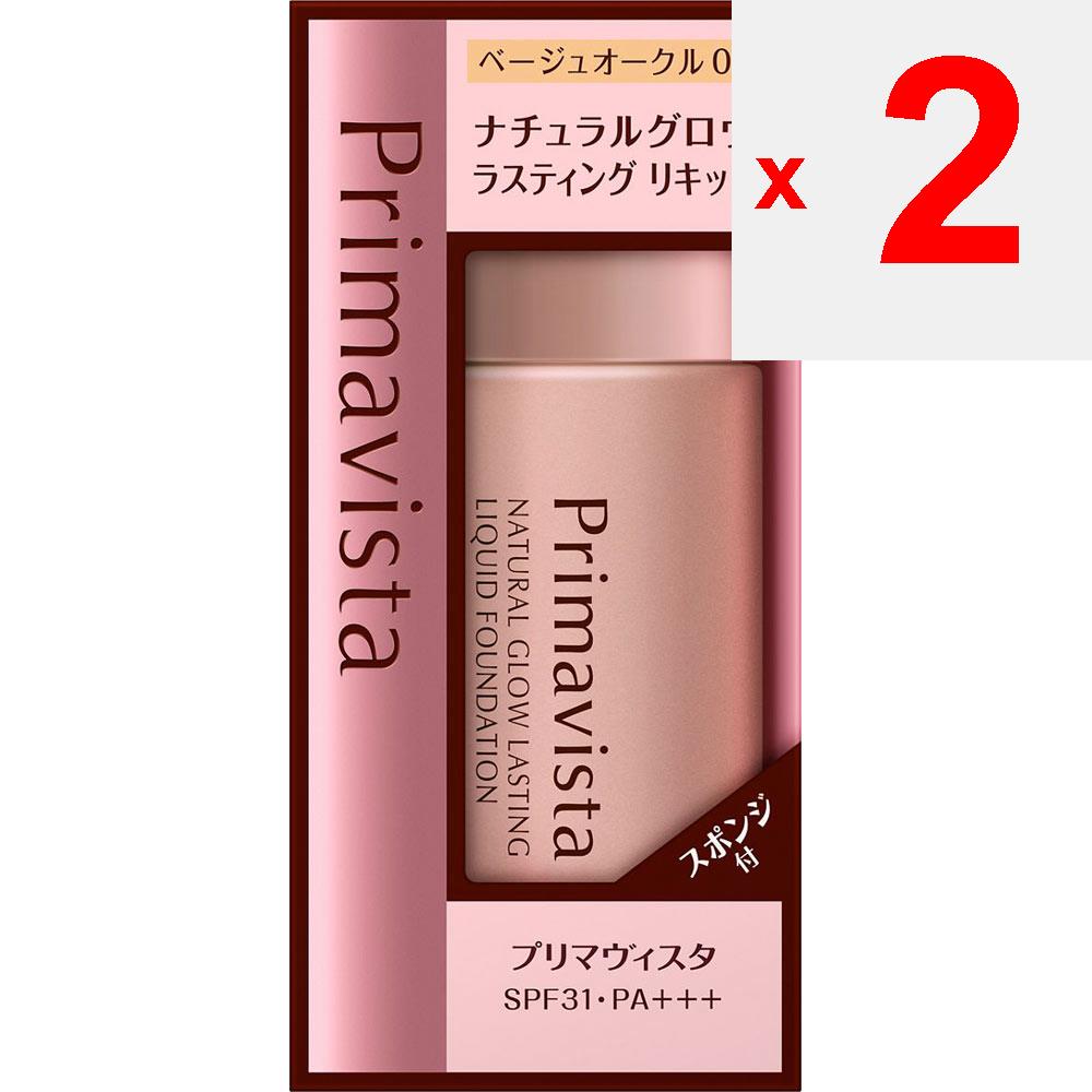 Kao Sofina Prima Vista Natural Glow Lasting Liquid Beige Ochre 01 30ml Foundation (liquid, Gel, Cream) Shake Well Until You Hear a Ticking Sound Befor