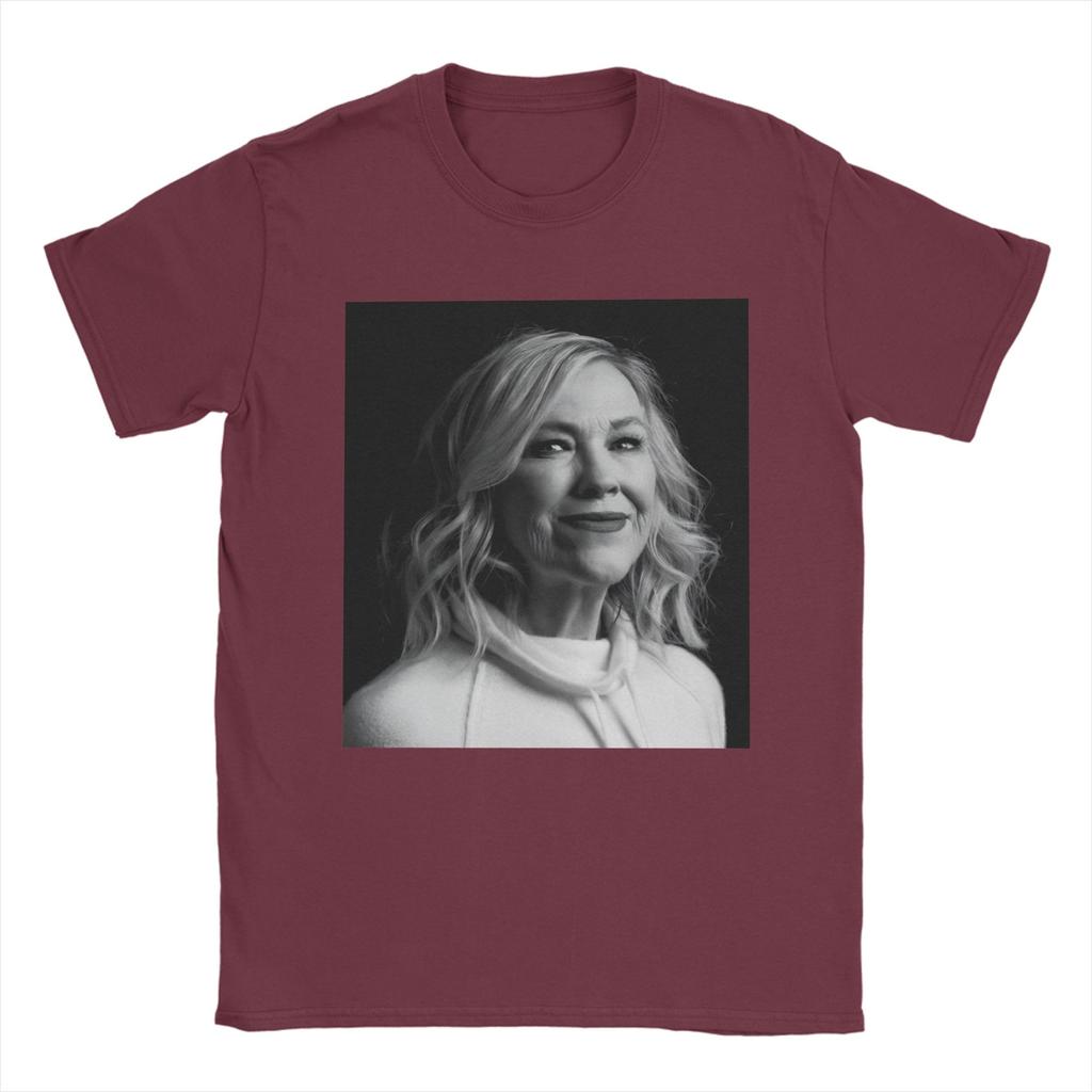 Vintage Catherine Ohara T Shirt Unisex Pure Cotton Vintage TShirts Crewneck Tees Short Sleeve Tops Plus Size