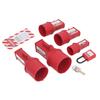 5PCS Socket Lockout Device Industrial Waterproof Energy Isolation Security Tagout Lock for Pin and