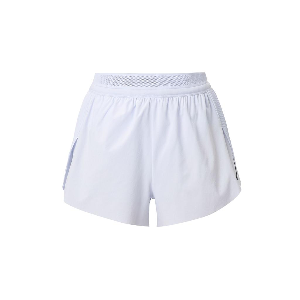 Nike Solid Color Lace-Up Mid-Rise Casual Lined Sports Shorts Women Shorts Blue FN2329085