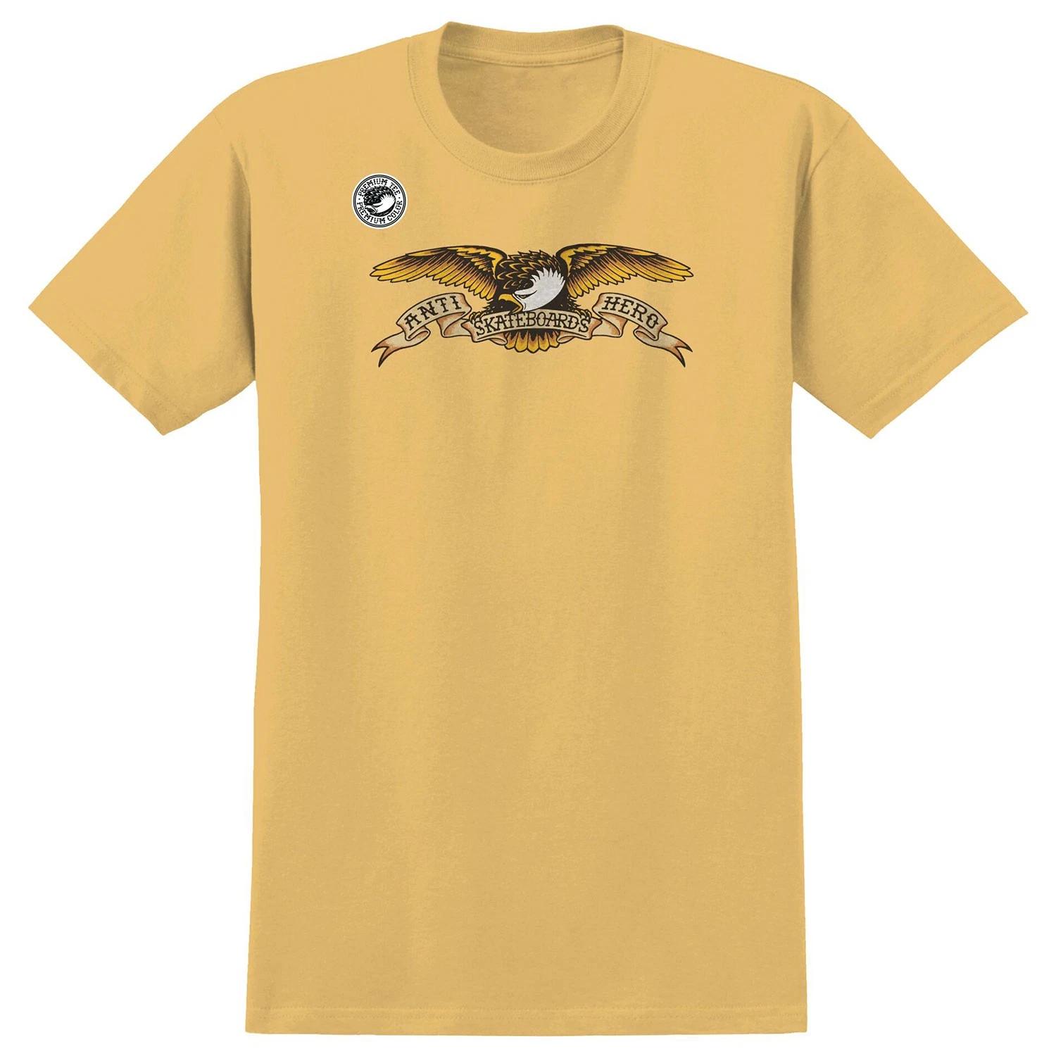 Anti Hero Skateboards Shirt Eagle Mustard 2XL