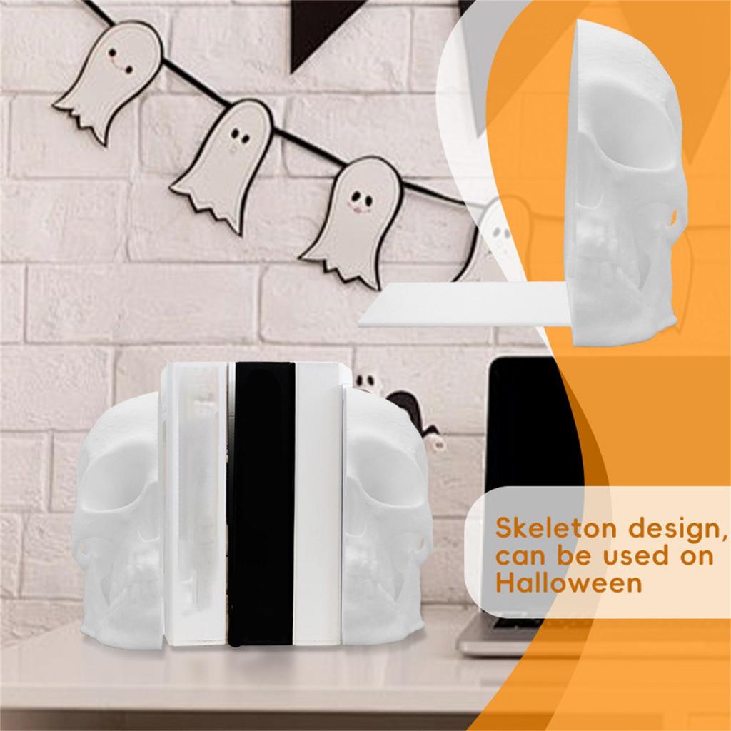 3D Printed Creative Bookends, Halloween Horror Atmosphere Layout Props, Removable Plastic Decorative Ornaments