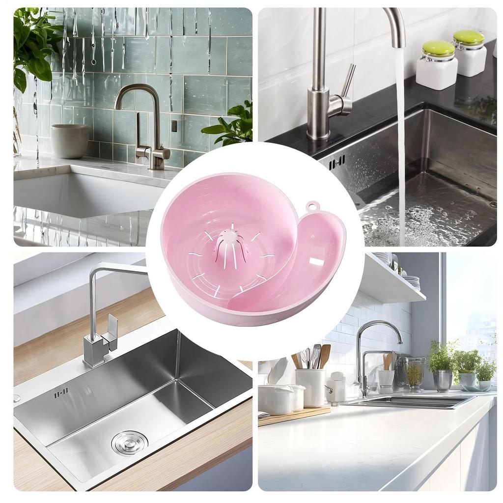 Fruit Washing Bowl With Strainer Snail-shape Rotating Vegetable Strainer Kitchen Accessories for Strawberry Lettuce Salad Tomato