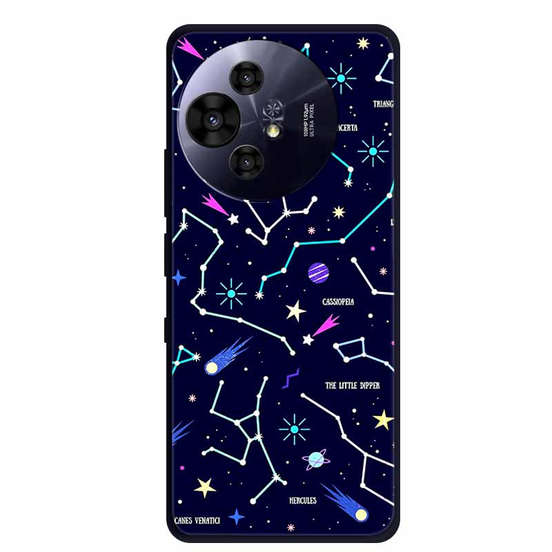 Coque For TCL 50 Pro NxtPaper 5G Case Shockproof Black Silicone Soft TPU Back Cover For TCL 50 Pro NxtPaper Phone Case Cartoon