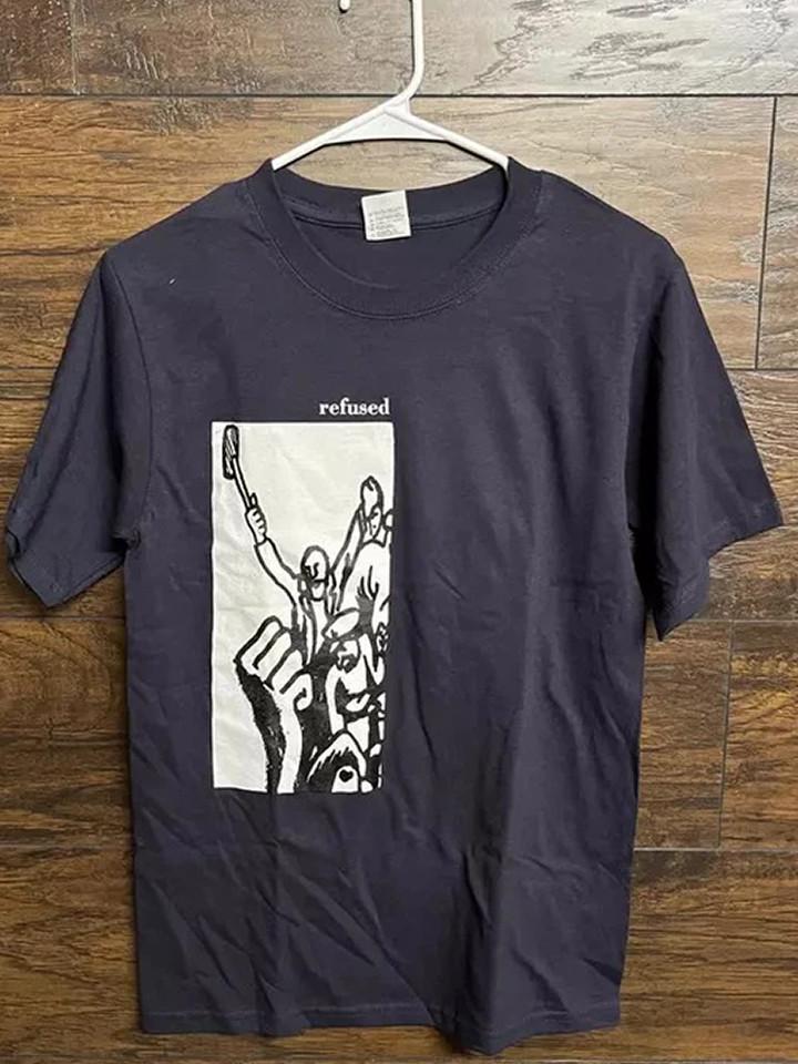 Refused Band Revolution With A Catchy Phrase T Shirt Full Size S-5XL Unisex T-Shirt XXXXL