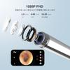 Rahuko Earpick Camera Wireless Earscope Ear Cleaning Earpick with Light Earwax Cleaning Wireless WIFI Connection Dedicated APP Lens IP67 Waterproof