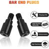CHIFUN 1 Pair Bar Ends Plug Anti Vibration Weight Sliders Replacement for Yamaha MT09 MT-09 FZ09 FZ-09 MT10 MT-10 FZ10 SP XSR900 TMAX500 CNC Aluminum