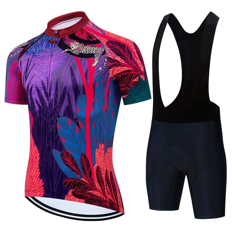 

2025 Cycling Set Men s Cycling Team Jersey Bike Shorts 19D Pants Ropa Ciclismo Maillot Bicycle Clothing Uniform S