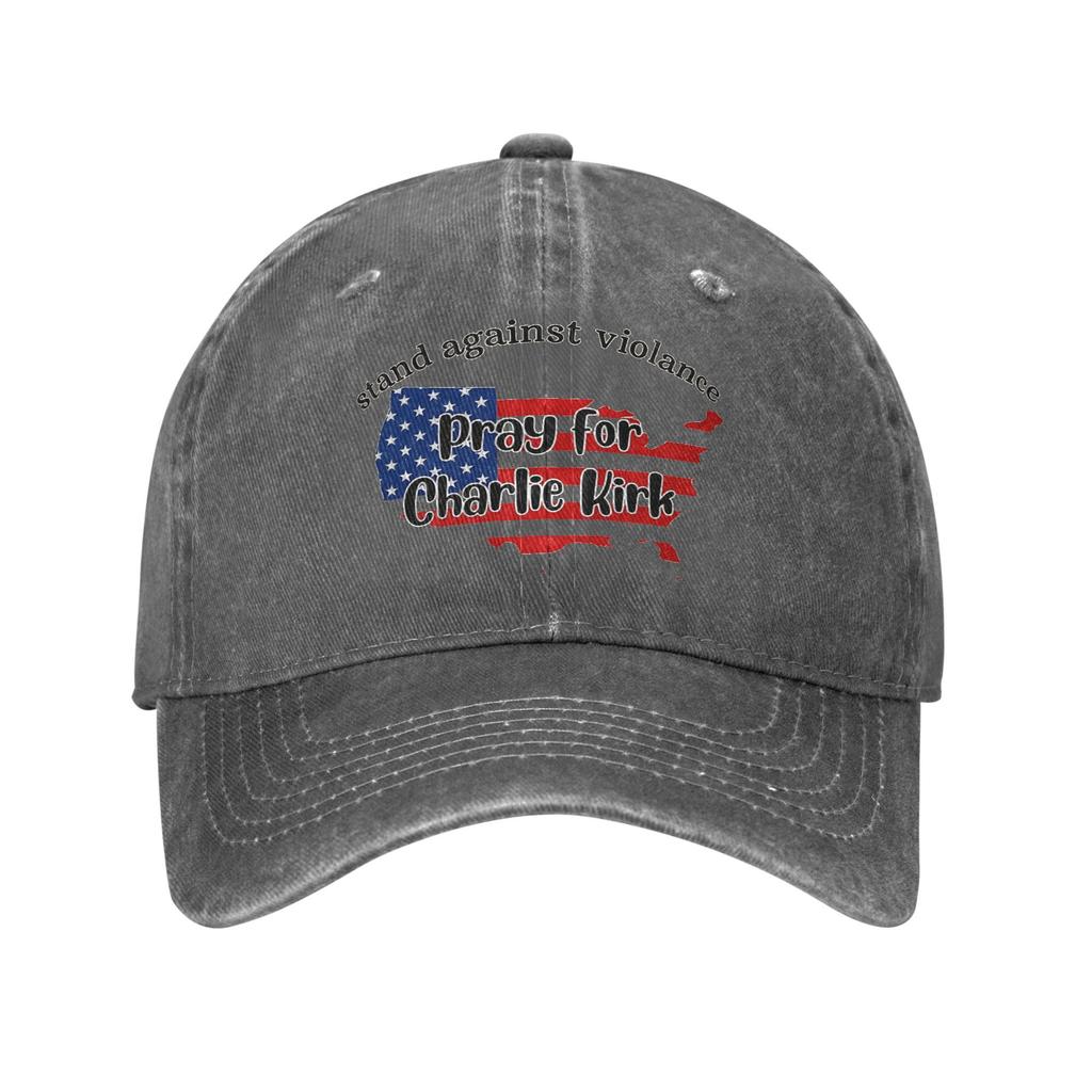 Charlie Kirk Baseball Cap Sun  Tennis Skate High Quality Washed Trucker Hat Men Women y2k Cute Design Snapback Cap