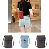 Women Transparent Touch Screen Mini Phone Pouch Shoulder Strap Mobile Bag With Snap Closure