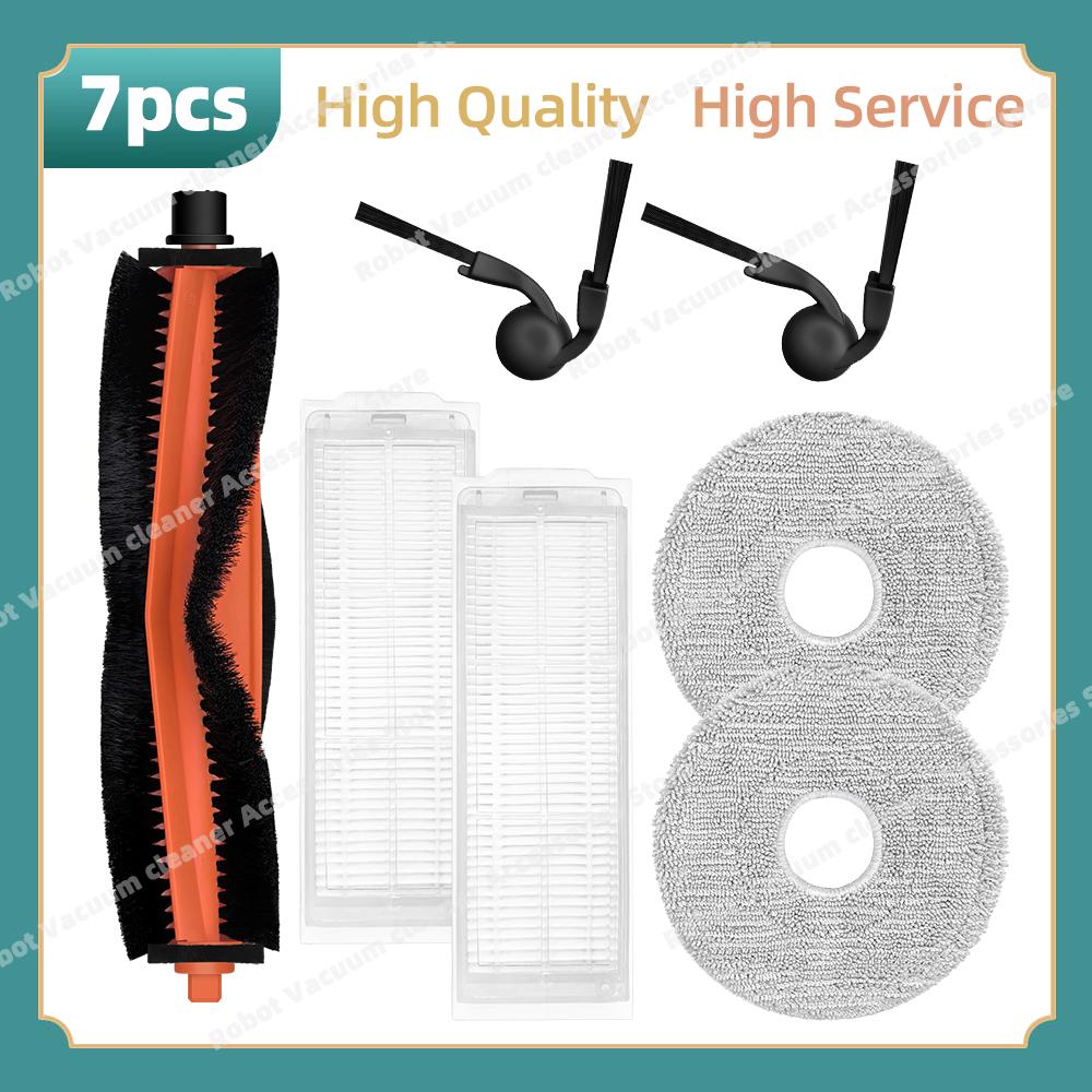 Compatible For Xiaomi Robot Vacuum S40 Pro / OV71GL Vacuum Replacement Parts Main Side Brush HEPA Filter Mop Cloth Accessories
