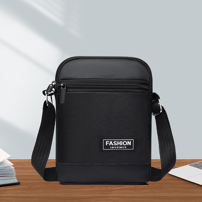 Women's Crossbody Backpack: Large Capacity Nylon-Canvas Shoulder Bag for Middle-Aged and Elderly.