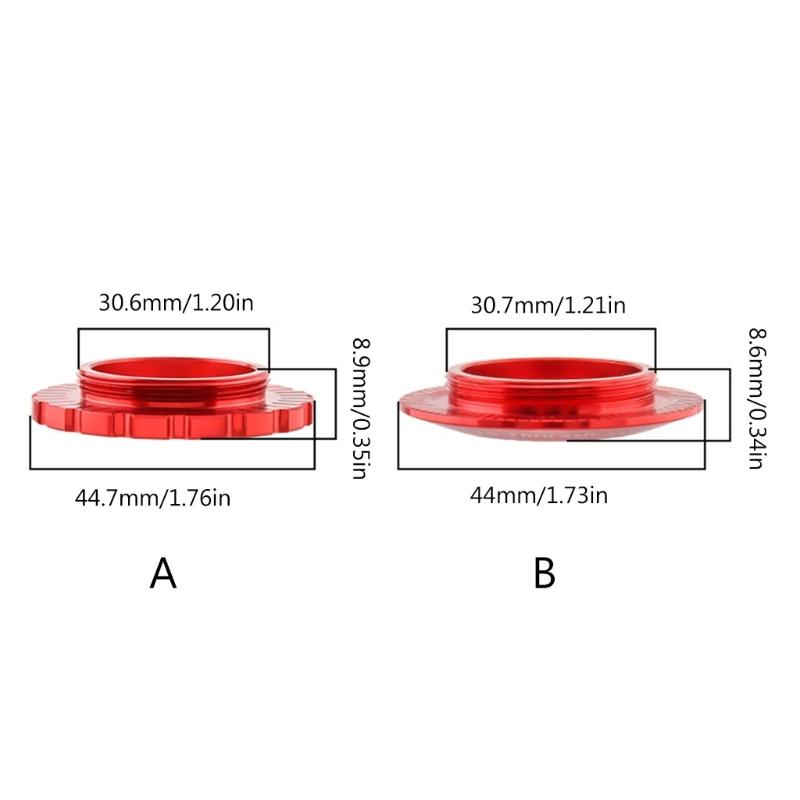 Bike Brake Rotor Disc Center Cover Bike Centerlock Lock Lockring RingsCover Disc Brake Hubs Rotor Lockring 9/12/15/20mm