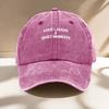 Unisex High Quality Trendy Retro Washed Simple Baseball Cap for Outdoor Hiking and Outings