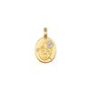 Yori 3Pcs Star Moon Rainbow Sun Pendant Stainless Steel Plated with 18K Gold for Jewelry Making Supplies DIY Necklace