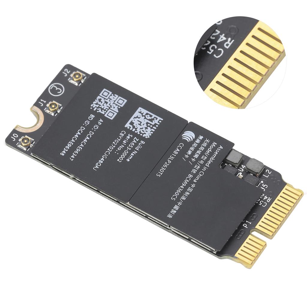 Wireless Network Card Gigabit Bluetooth 4.0 for OS X Notebook Pro A1425 A1502 A1398 BCM94360CS