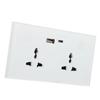 Smart Wall Outlet 2.4G WiFi Touch Light Switch Voice Control Smart Plug with USB and TYPE C Charger