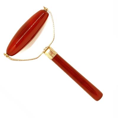 Single Head Facial Massage Roller Jade Face Slimming Body Head Neck Nature a Device Red Agate Slimming Face V-line