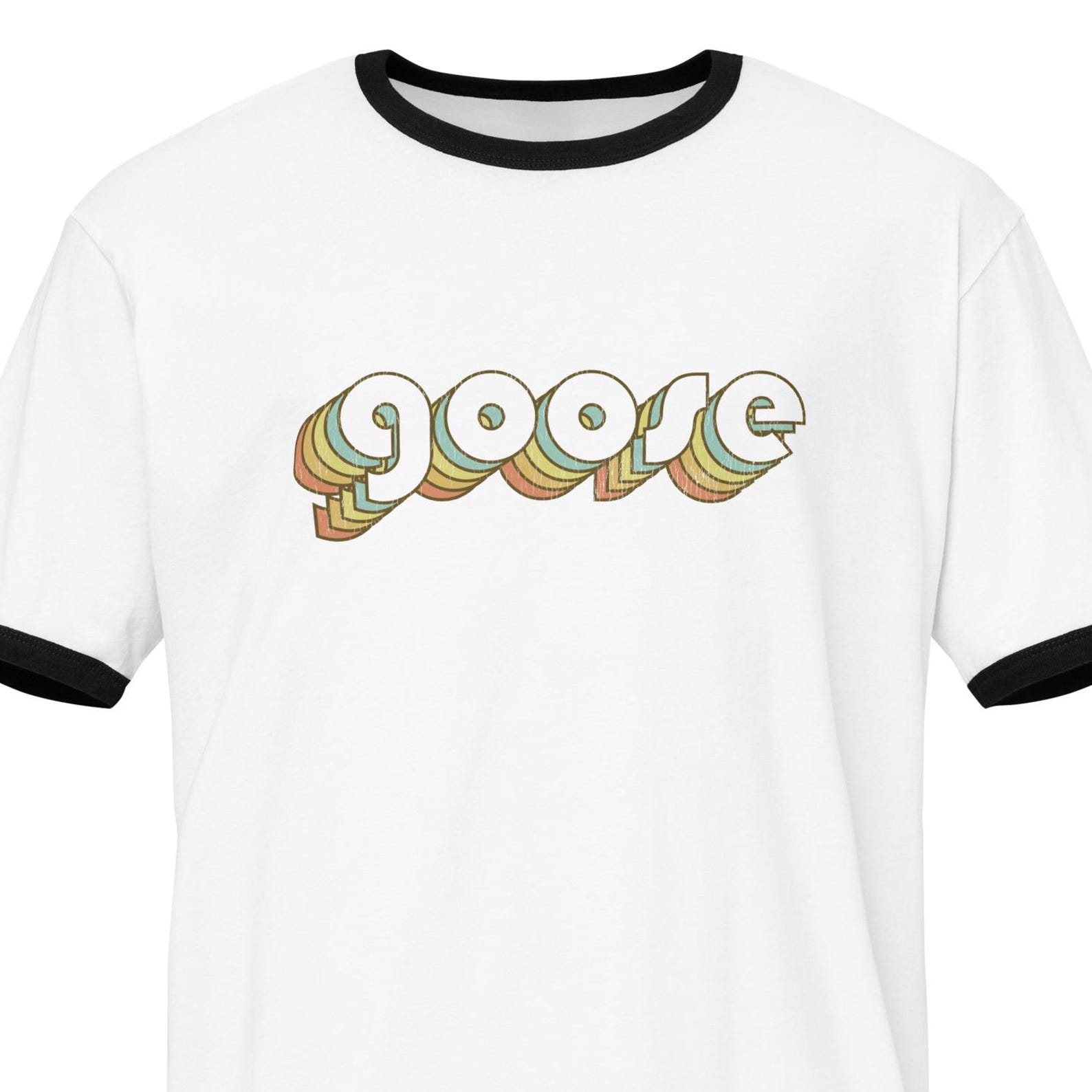 New! Goose - Unisex Ringer Tee XL